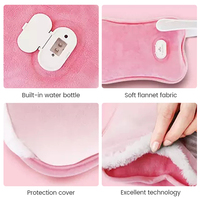 Haute qualité femmes plus chaud chaleur eau Pack peluche électrique Rechargeable sac d'eau chaude chauffe-mains pour le soulagement de la douleur
