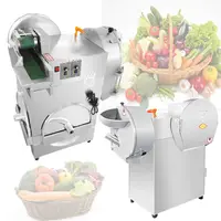 Cortador de legumes elétrico 220v, máquina trituradora de vegetais para uso comercial