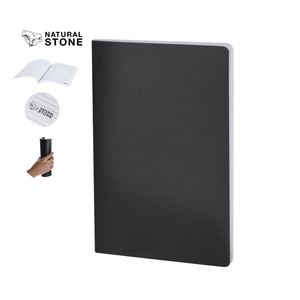 Custom <b>A5</b> Soft Paper Eco Friendly Offset Printed Sewing Bound Notebook Journal Inner Sheets Made Stone Extracts for Office - Product Image 1
