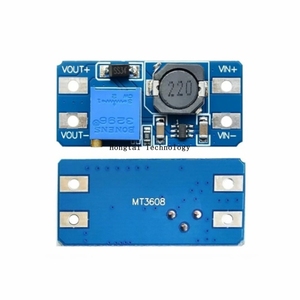 Módulo Elevador de Voltaje Ajustable DC-DC MT3608 2A, Placa de Refuerzo con USB Tipo C y Micro USB, de 2V-24V a 5V, 9V, 12V, 28V - Product Image 1