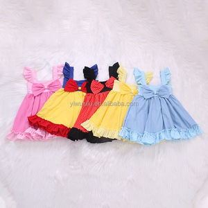 2023 robe d'été <span class=keywords><strong>pour</strong></span> bébés jupe 0-2 ans été fille coréenne belle jarretelle jupe bébé couleur unie robe rose - Product Image 3