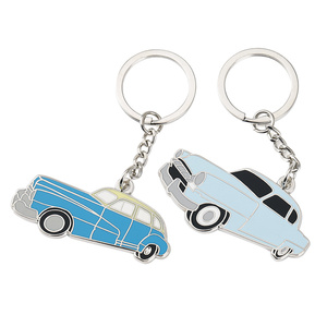 Cá nhân kẽm hợp kim cứng men lưu niệm móc chìa khóa xe logo kim loại vòng chìa khóa móc khóa - Product Image 1