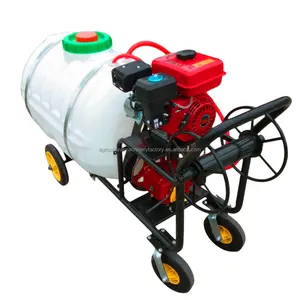 Gasoline cart type spraying machine Agricultural cart type sprayer 100L with bucket spraying machine