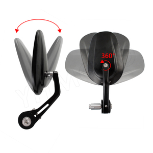 Espejo Retrovisor Lateral Universal YHMOTO para Bmw R1250gs R1200gs Kawasaki Z1000 Z750 Honda Cb1000r Cb600f - Product Image 4