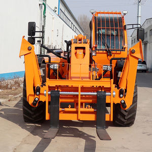 Merek Telehandler 4 Ton 7 M Loader Rotating Hydraulic Diesel Compact Telehandler Forklift Telescopic Boom - Product Image 5