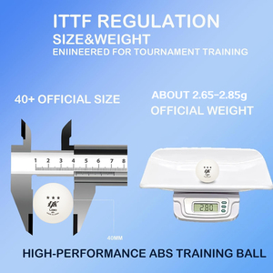 Loki Liang Jingkun Loạt 3 Sao Bóng Bàn Bóng Mới ABS Chất Liệu Độ Đàn Hồi Cao 40 + Bền Ping Pong Bóng - Product Image 4