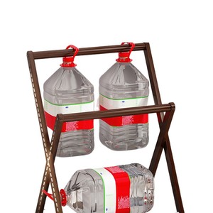 Porte-chapeaux et porte-manteaux autoportant en bois de chêne massif rustique antidérapant à grande capacité en gros - Product Image 5