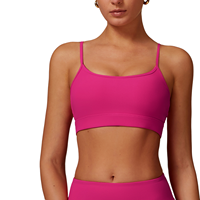 Soutien-gorge à bretelles réglables pour fitness, vêtements de gymnastique, élastiques, respirants, fines, soutiens-gorge de sport