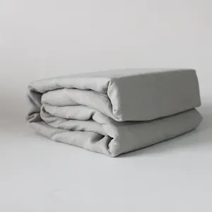 bad in a bag luxury French linen luxury bedding set Chinese supplier packaged bed sheet set