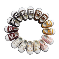 Chaussures de poupée Joyfull Toy S-02 OB11 en gros, échelle 1/12, série fantaisie décontractée en tissu pour DOD BJD, 2,5 cm pour jouets
