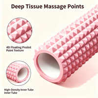 Rouleau en mousse EVA JY 4D à points de pression pour massage des fascias, taille et couleur personnalisables pour la récupération musculaire du corps entier