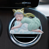 Diffuseur d'arôme pour voiture en résine, décoration pour grille d'aération, désodorisant pour intérieur de voiture, accessoires auto pour filles