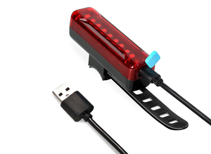 A02 100 heures COB LED Feu arrière de <span class=keywords><strong>vélo</strong></span> rechargeable <span class=keywords><strong>Casque</strong></span> de <span class=keywords><strong>vélo</strong></span> Feu arrière de <span class=keywords><strong>vélo</strong></span> - Product Image 3