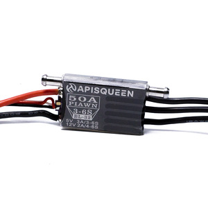 Apisqueen 50A Brushless Mini ESC 3-6S BL-32 With 5V 3A 12V 2A BEC For RC Boat Models - Product Image 2