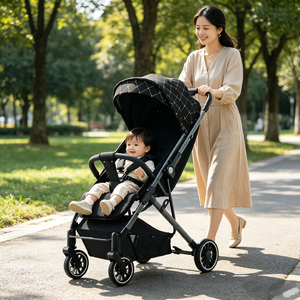 JXB Neues Produkt Universeller Vorderrad-Kinderwagen Leichter Sport-Kinderwagen mit Großem Sitzbereich - Product Image 1