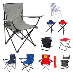 Легкий Красочный Пользовательский логотип, легко носить, портативный складной стул для улицы, алюминиевый складной стул для пляжа и кемпинга