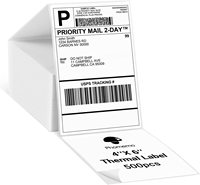 Label Pengiriman Phomemo Thermal 4x6 Lipat Kipas untuk Pengiriman Pos 500 lembar Per Pak