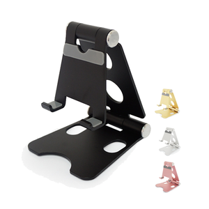 Soporte de teléfono Simr Soporte de escritorio de aleación de aluminio Soporte de teléfono de escritorio perezoso de tableta portátil de doble pliegue - Product Image 1