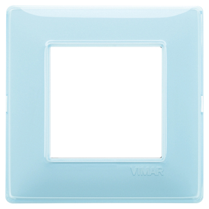 Vimar Wall <b>Switch</b> Plate 8x13 Cm Light Blue Matte Finish - Product Image 1