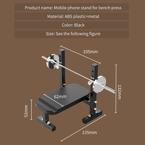 Nouveau style de travail au <span class=keywords><strong>bureau</strong></span> : support de téléphone portable mini-banc de musculation, un <span class=keywords><strong>gadget</strong></span> de <span class=keywords><strong>bureau</strong></span> amusant et anti-stress - Product Image 6