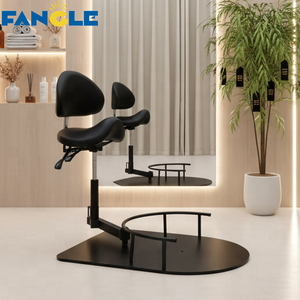 Nuevo profesional 360 silla giratoria de técnico de peluquero trabajo pesado integrado para uso en sala de peluquería - Product Image 1