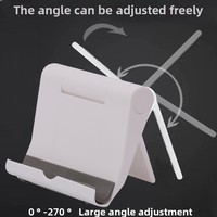 Support de tablette rotatif multi-angles pour bureau, support pliable pour tablette et téléphone à poser sur le bureau