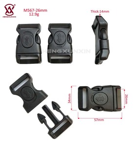 16mm 20mm 25mm Durable <span class=keywords><strong>Slip</strong></span> <span class=keywords><strong>Lock</strong></span> Hebilla de Liberación lateral de plástico Hebilla de collar de perro - Product Image 6