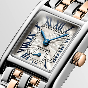 <b>Rectangular</b> Dress <b>Watch</b> Roman Numerals Small Seconds Dial Leather Strap High Accuracy Quartz Movement Wristwatch Longinesing - Product Image 3