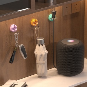 Rotatable Magnetic Cable Opener Wall Mounted <b>Hook</b> Kitchen Storage Solution Hanging Organizer Multifunctional <b>Plastic</b> <b>Hooks</b> - Product Image 2