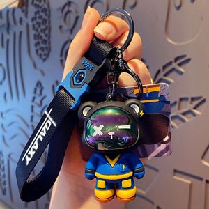Hot Bear Keychain lightning Female Car Doll <b>Key</b> <b>Chain</b> Wrist Rope Keyring Bag Charm Pendant Accessories Gift - Product Image 4