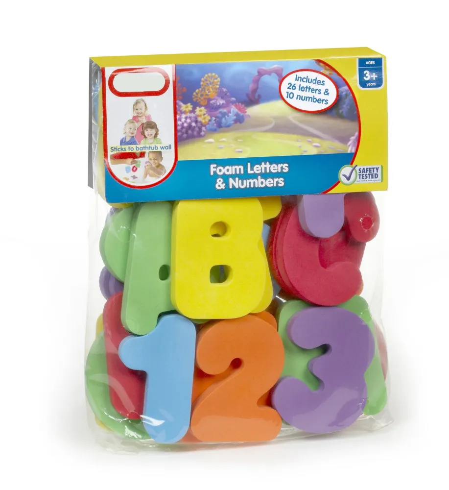 도매 친환경 eva 교육 거품 알파벳 문자와 숫자 세트 소년 욕조 물 게임 장난감 장비 아기 목욕 장난감