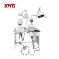 Sistema de Simulación de Entrenamiento Clínico Dental para 2 Estudiantes, Material Metálico, Modelo de Enseñanza para Escuelas de Medicina