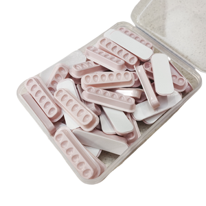 Bandejas de pegamento autoadhesivas para extensiones de pestañas en colores rosa bebé, morado y violeta al por mayor, con opción de marca privada. - Product Image 4