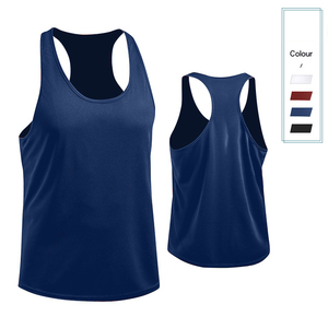 Produttore all'ingrosso nuovo Design 2023 cotone confortevole senza maniche uomo canotte Fitness canotta Bodybuilding allenamento palestra gilet - Product Image 1