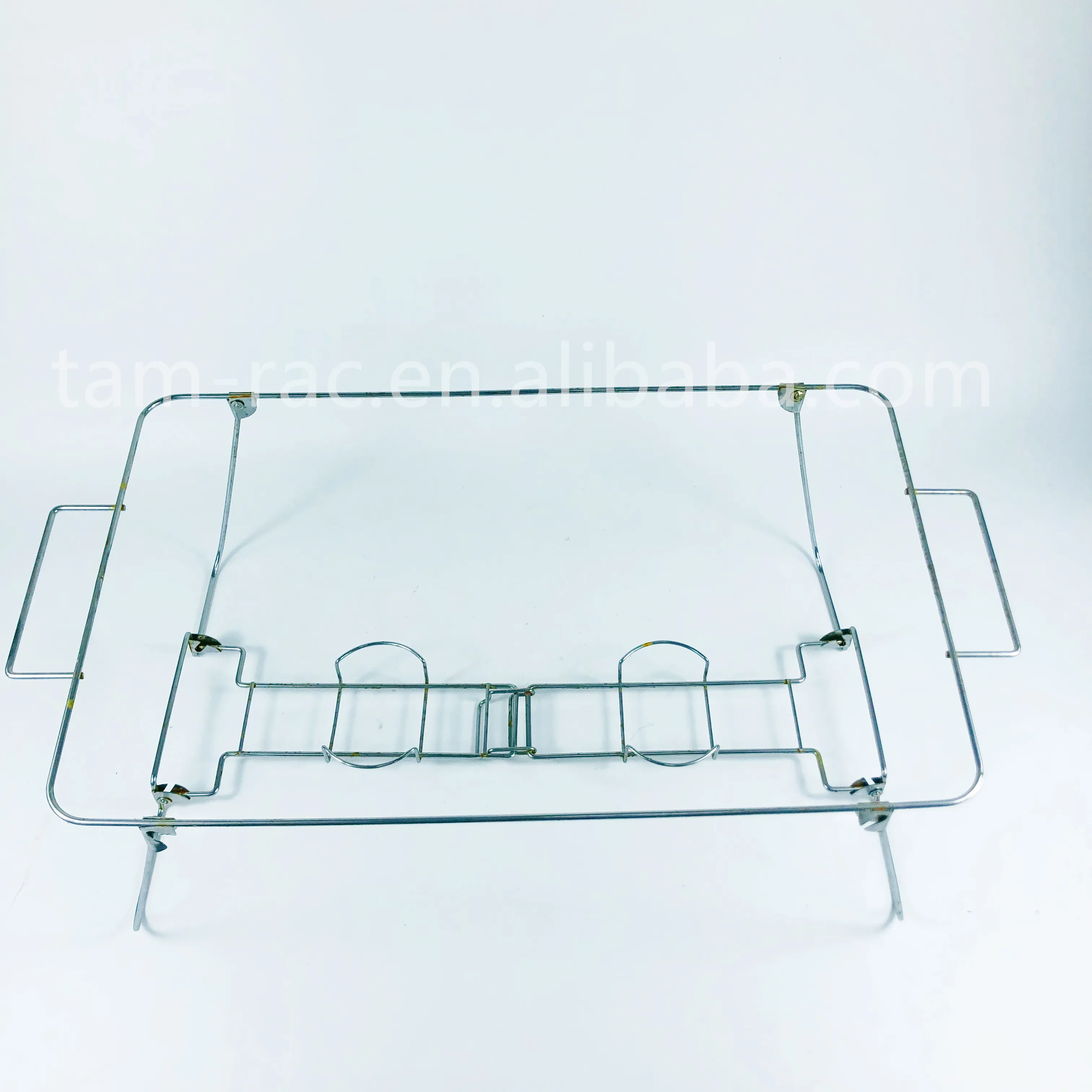 Heavy dute chrome plated Wire chafing stand / wire chafing rack