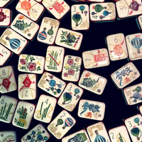 Jeu de Mahjong Américain de Luxe Moderne de Haute Qualité, Très Vendu, 7 Couches, Portable avec Sac de Transport