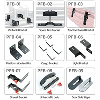 Support universel en acier pour panier de toit, fixation de pneus de secours, composants de support de pneus pour toit de voiture, accessoires de porte-pneus