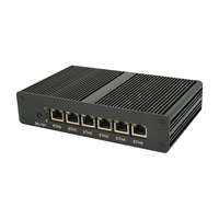 Budget 6 Ports Pare-feu sans ventilateur Mini PC Celeron 4405U 6-7th Gen I3 I5 I7 Prise en charge du routeur Pfsense 6*1G NIC Barebone basse puissance