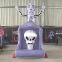Ballon gonflable démoniaque pour Halloween, décoration de fête. La couleur peut être modifiée selon les exigences du client.
