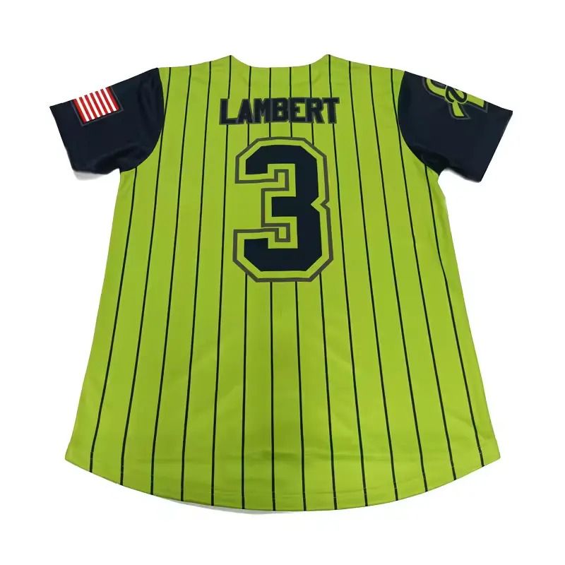 Camicie da Baseball con ricamo personalizzato stile uniforme da Baseball all'ingrosso magliette sportive