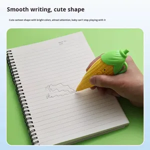 Grabadora de Voz de Madera con Forma de Zanahoria, Creativa, Bonita y Elegante, para Estudiantes, para Aprender a Escribir, Bolígrafo - Product Image 4