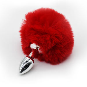 Секс-игрушки для взрослых милый кролик Хвост эротический анальный штекер косплей игры из нержавеющей стали Мужской Женский Фетиш бондаж лиса - Product Image 6