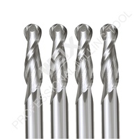 WEIX Fraise à queue sphérique de haute qualité, 2 dents, en carbure monobloc, pour CNC et bois