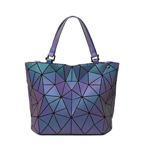 OEM ODM Vente en gros <span class=keywords><strong>Logo</strong></span> personnalisé Mode Femmes Marques célèbres Designer Sacs à main en cuir PU décontractés géométriques Sacs à main pour femmes - Product Image 1