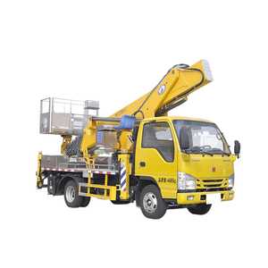Camion diesel ISUZU 30M 4x4 pour opérations en haute altitude, plateforme de travail aérienne télescopique, nouvelle transmission manuelle, benne incluse - Product Image 1