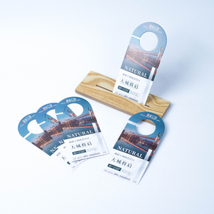 Etichette personalizzate per porta dell'hotel con foro rotondo - Product Image 3