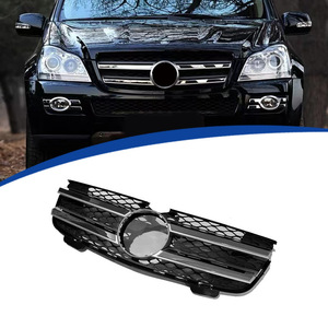 Calandre avant Mercedes-Benz Classe GL X164 à double barre horizontale en ABS, pièce de rechange 2007-2009 - Product Image 1