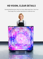 Écran LED portable pour cabine DJ, station DJ, façade de table, support de table, écran d'affichage LED pour boîte de nuit, centre commercial, détaillant, garantie 2 ans
