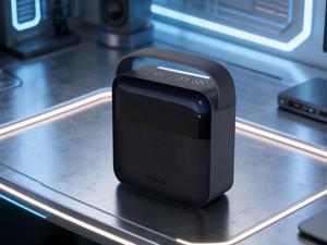 Chargeur solaire portable tout-en-un MECO 300Wh LiFePO4 PB GaN à 92% d'efficacité, énergie verte, MPPT BMS, pour le camping en plein air et les situations d'urgence - Product Image 5