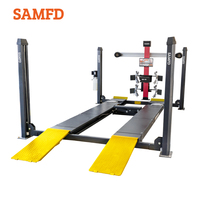 Equipo de Taller SAMFD, Elevador de Autos de Cuatro Postes y Máquina de Alineación de Ruedas 3D en Venta